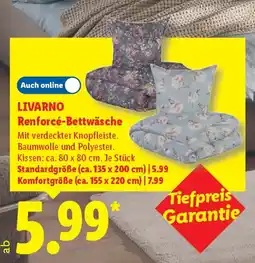 Lidl LIVARNO Renforcé-Bettwäsche Angebot