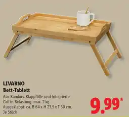 Lidl LIVARNO Bett-Tablett Angebot
