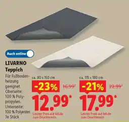 Lidl LIVARNO Teppich Angebot