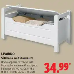 Lidl LIVARNO Sitzbank mit Stauraum Angebot