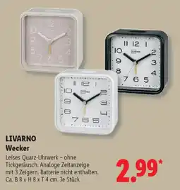 Lidl LIVARNO Wecker Angebot