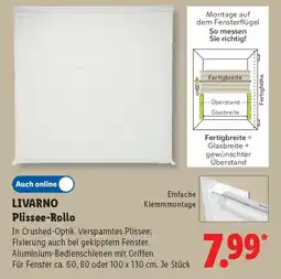 Lidl LIVARNO Plissee-Rollo Angebot