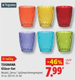 Lidl TOGNANA Gläser-Set Angebot