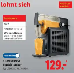 Lidl SILVERCREST Slushie-Maker Angebot