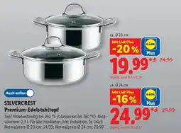 Lidl SILVERCREST Premium-Edelstahltopf Angebot