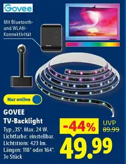Lidl GOVEE TV-Backlight Angebot
