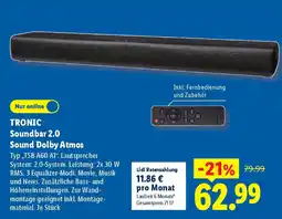 Lidl TRONIC Soundbar 2.0 Sound Dolby Atmos Angebot