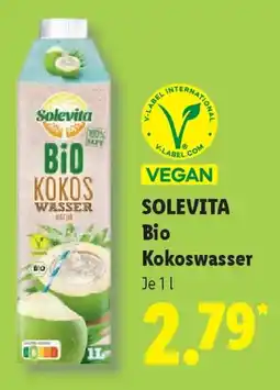 Lidl SOLEVITA Bio Kokoswasser Angebot