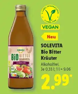 Lidl SOLEVITA Bio Bitter Kräuter Angebot