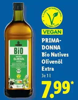Lidl PRIMA- DONNA Bio Natives Olivenöl Extra Angebot