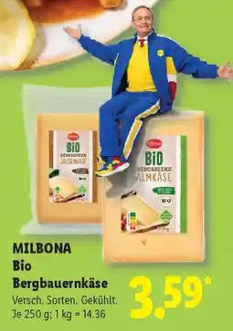 Lidl MILBONA Bio Bergbauernkäse Angebot