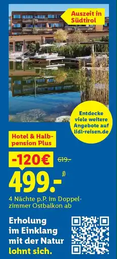 Lidl Hotel & Halb- pension Plus Angebot