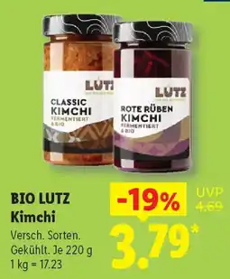 Lidl BIO LUTZ Kimchi Angebot