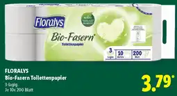 Lidl FLORALYS Bio-Fasern Toilettenpapier Angebot