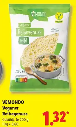 Lidl VEMONDO Veganer Reibegenuss Angebot