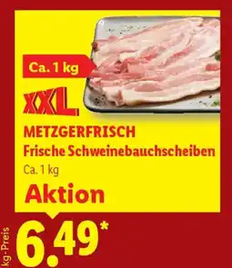 Lidl METZGERFRISCH Frische Schweinebauchscheiben Angebot