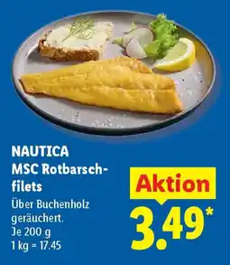Lidl NAUTICA MSC Rotbarschfilets Angebot