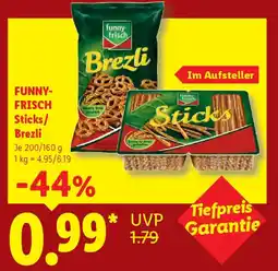 Lidl FUNNY- FRISCH Sticks/ Brezli Angebot