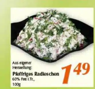 inkoop Pfeffriges Radleschen Angebot