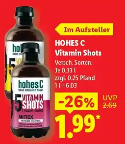 Lidl HOHES C Vitamin Shots Angebot