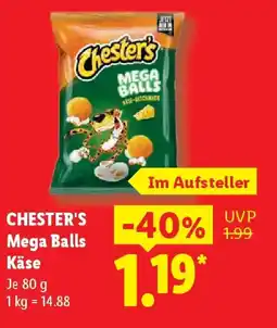 Lidl CHESTER'S Mega Balls Käse Angebot