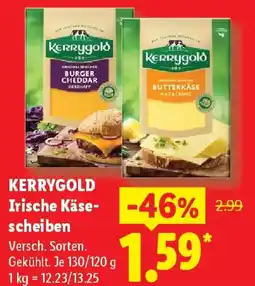 Lidl KERRYGOLD Irische Käsescheiben Angebot