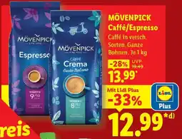 Lidl MÖVENPICK Caffé/Espresso Angebot