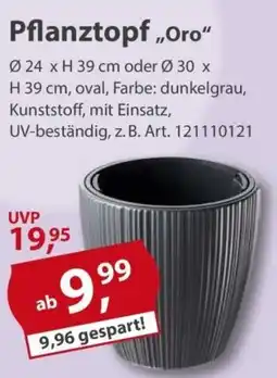 Sonderpreis Baumarkt Pflanztopf „Oro" Angebot
