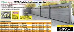 Norma Hardin Hash at WPC-Sichtschutzzaun VALLA mit Design, 5x Element+6x Pfosten Angebot