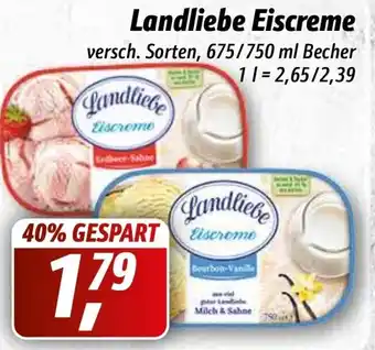 Simmel Landliebe Eiscreme 675 / 750 ml Becher Angebot