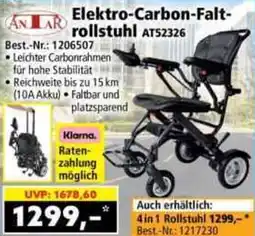 Norma ANTAR Elektro-Carbon-Faltrollstuhl AT52326 Angebot