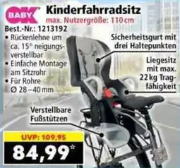 Norma BABY Kinderfahrradsitz Angebot