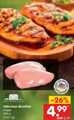 Netto Marken-Discount GUT PONHOLZ Hähnchen-Brustfilet Angebot