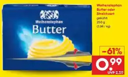Netto Marken-Discount Weihenstephan Butter oder Streichzart Angebot