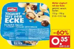 Netto Marken-Discount Müller Joghurt mit der Ecke Angebot