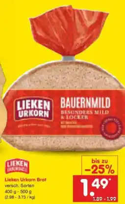 Netto Marken-Discount Lieken Urkorn Brot Angebot