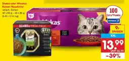Netto Marken-Discount Sheba oder Whiskas Katzen Nassfutter Angebot