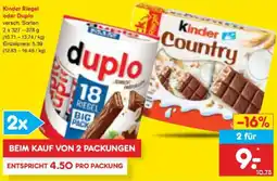 Netto Marken-Discount Kinder Riegel oder Duplo Angebot