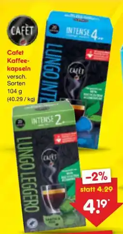 Netto Marken-Discount Cafet Kaffeekapseln Angebot