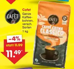 Netto Marken-Discount Cafet Ganze Kaffeebohnen Angebot