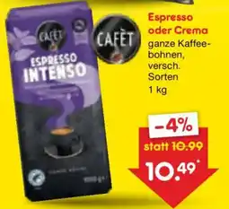 Netto Marken-Discount CAFET Espresso oder Crema Angebot