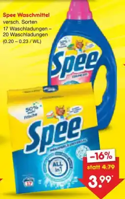 Netto Marken-Discount Spee Waschmittel Angebot