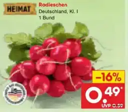 Netto Marken-Discount HEIMAT Radieschen Angebot