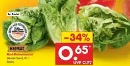 Netto Marken-Discount HEIMAT Mini-Romanasalat Angebot