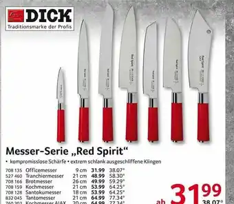 Selgros Dick Messer-serie „red Spirit” Angebot