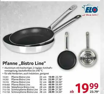 Selgros Pfanne „bistro Line” Elo Angebot