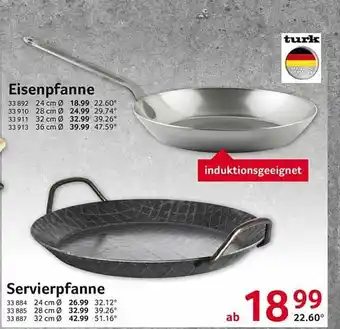 Selgros Eisenpfanne Servierpfanne Angebot