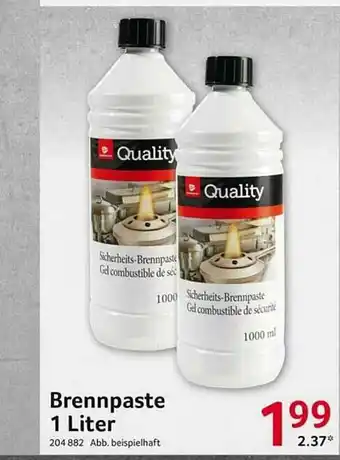 Selgros Brennpaste 1 Liter Angebot