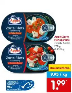 Netto Marken-Discount Apple Zarte Heringsfilets Angebot