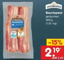 Netto Marken-Discount Hofmaier Bauchspeck Angebot